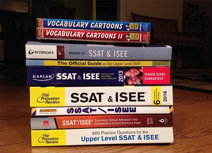SSAT preparation classes - books